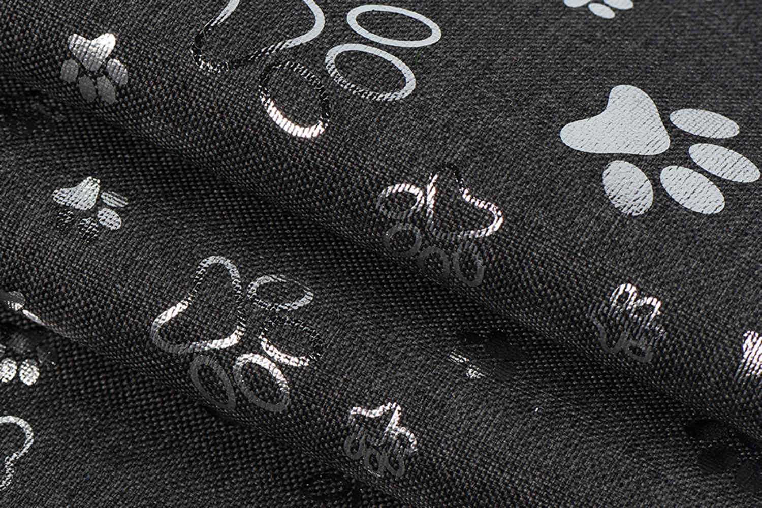 PU obložena 600d 68T kation sa srebrnim tiskom