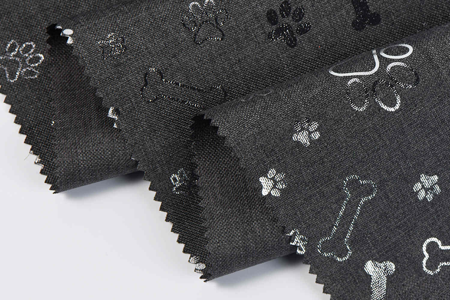 PU obložena 600d 68T kation sa srebrnim tiskom